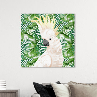 " Animals Cockatoo Profile Birds " Painting Print