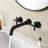 Double Cross Handles Wall Mounted Bathroom Faucet-113953263