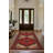 Strawbridge Red Beige Brown Moroccan Machine Printed Cotton Polyester Area Rug-438592926