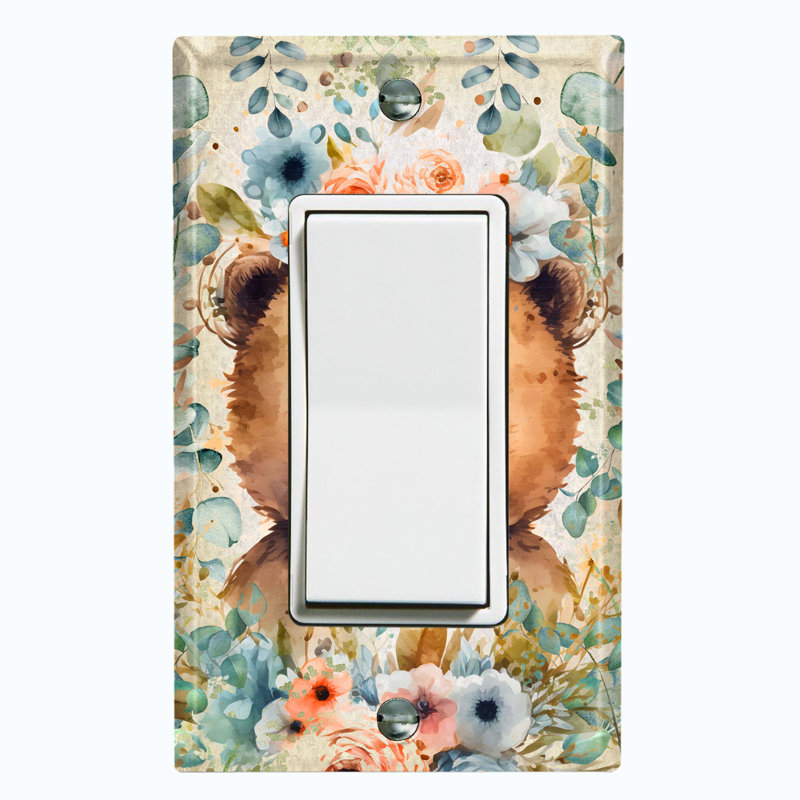 Plaque murale d'interrupteur à bascule 1-Gang