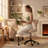 Olamide Ergonomic Cross-Legged Swivel Office Chair, ADHD Chair Adjustable Height Meditation Chair with Back Support, Office/Home Chair-1292633850-1282306392