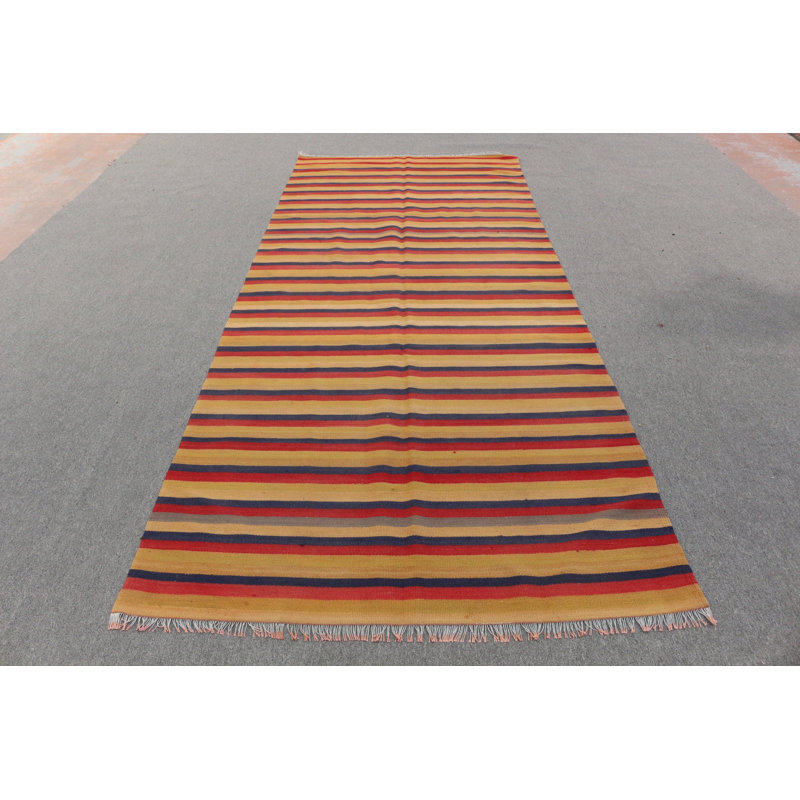 Grand kilim rétro de style Oushak fait à la main pour une métamorphose époustouflante