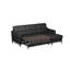 Falkirk Leather Corner Sofabed-169230810-169230808