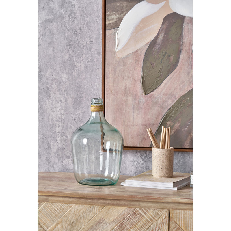 Handmade Glass Decorative Bottle, Small
