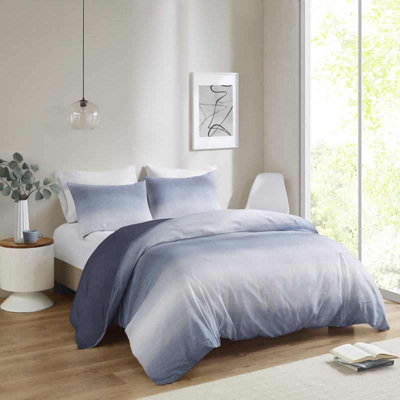 Ensemble de housse de couette 3 pièces Gracie Mills Sylvester Ocean Gradient