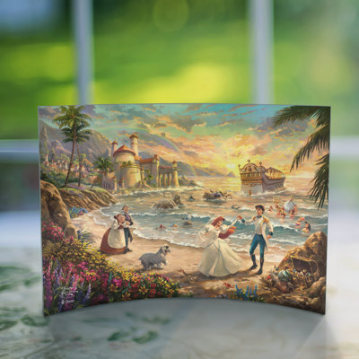 Disney (Little Mermaid Celebration Of Love) Curved Acrylic Print