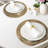 Polyester Embroidered Round Placemat