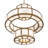 Alessandro 20 - Light Dimmable Tiered Chandelier