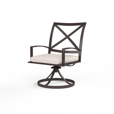 Chaise de terrasse avec coussin Mulcahey