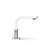 ParallelWidespread Bathroom Faucet, 3-Hole Two Lever Handle Bathroom Sink Faucet-51478292-123136705