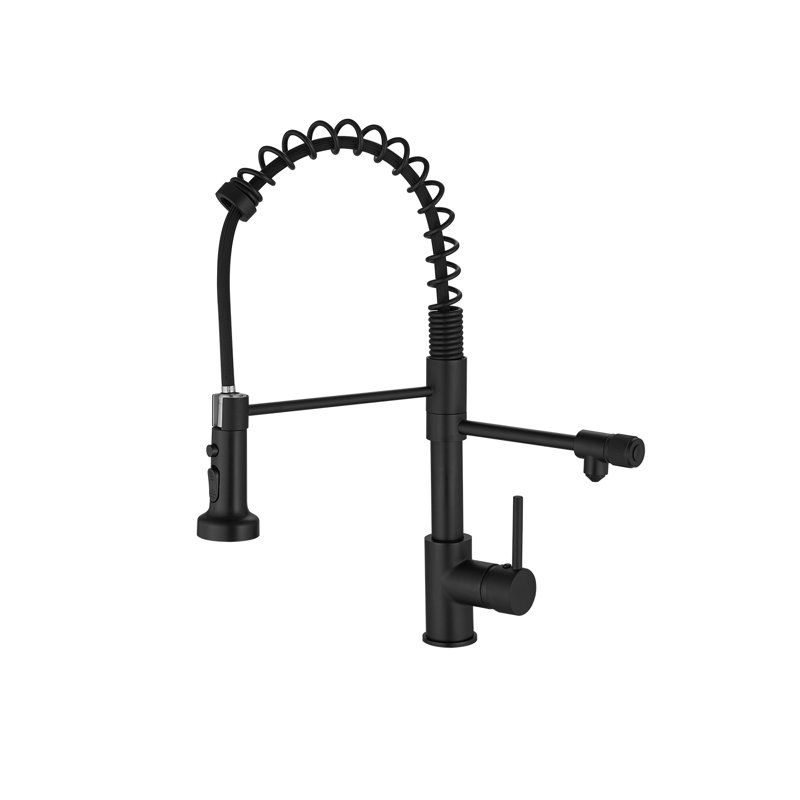 HHK HOME Kitchen Faucet, Matte Black