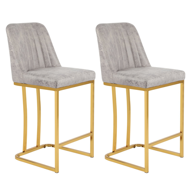 Tabouret de comptoir 25 po Branchville, Gris