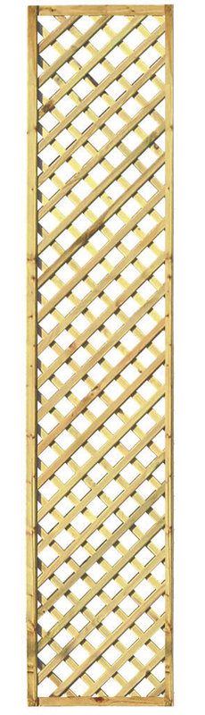 Bryann 183cm W Wood Lattice Panel Trellis, 30cm H x 183cm W x 30cm D