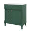 Meuble-lavabo 30 po avec meuble-lavabo moderne avec 2 tiroirs, 1 tablette ajustable et 1 porte à fermeture douce-780390635