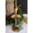  Holiday Iron Holly Candle Holders Decorative Set of 3, 15.75" H