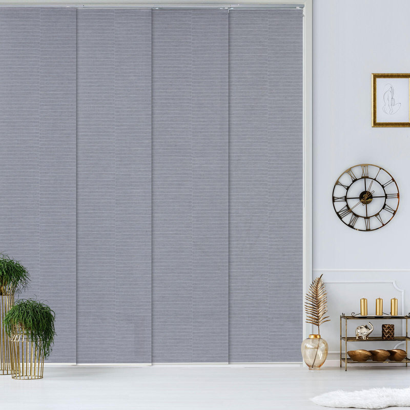 Semi Sheer Vertical Blind, Grey