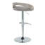 Tabouret de bar réglable Laurenzio avec repose-pieds arrondi en T-1467385640-1467431410