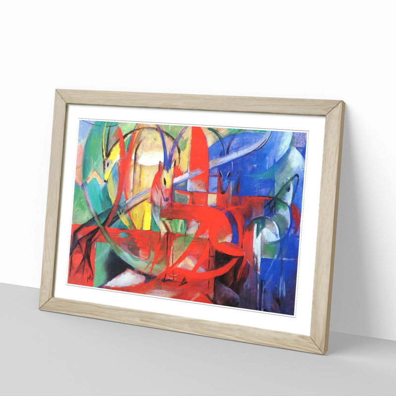 Single Picture Frame Print, Oak