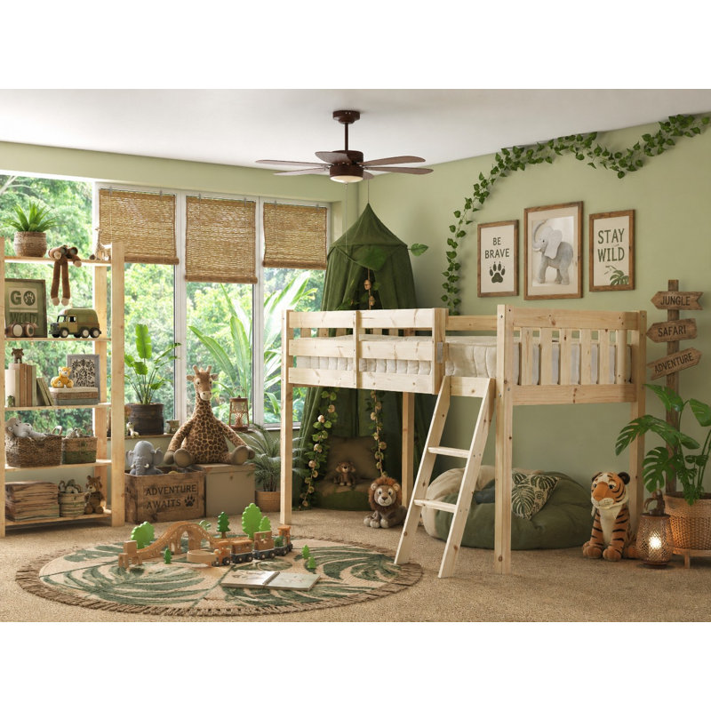 Garst Mid Sleepers with Built-in Ladder Included, Double (4'6)