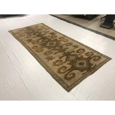 Bhavith One-of-a-Kind 4′10″ X 10′8″ 1980s Runner Wool Area Rug