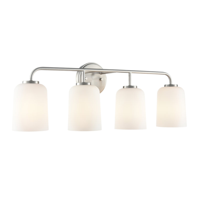 Meuble-lavabo 4 lumières 28 po Londonderry , Nickel brossé