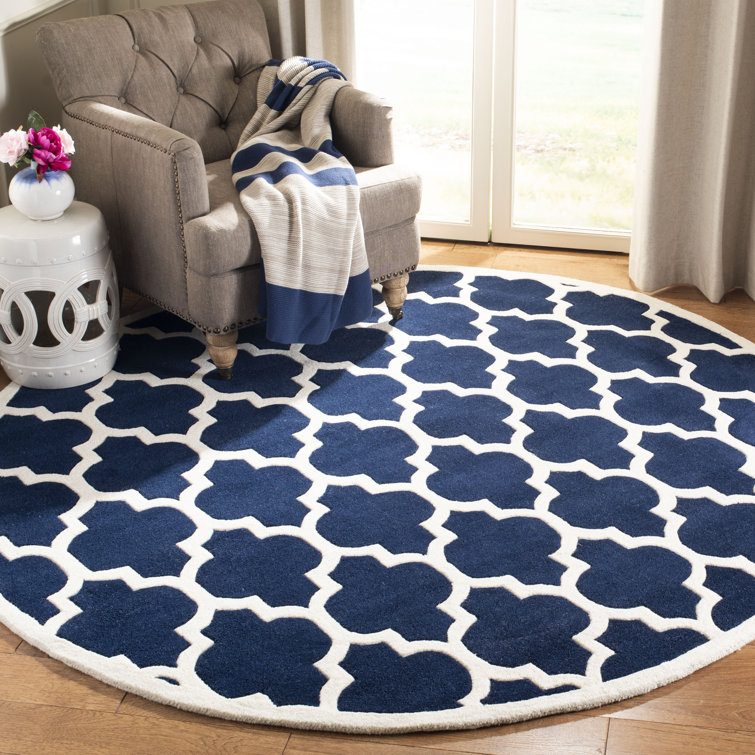 Carolene Hand Tufted Wool Geometric Rug