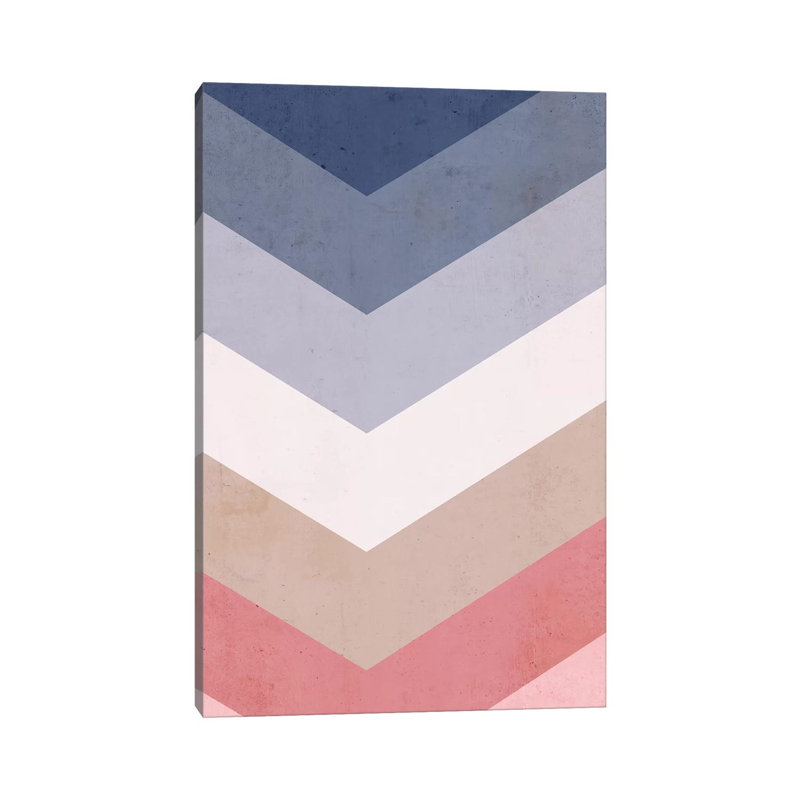 Classic Blue Palette by Emanuela Carratoni - Print on Canvas, 66.04cm H x 20.32cm W x 3.81cm D, Wrapped Canvas