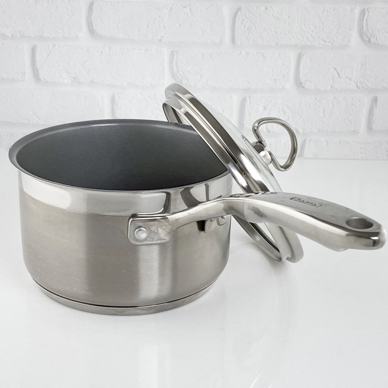 Chantal Stainless Steel Saucepan with Lid, 2 qt.