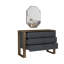 Commode 3 tiroirs avec miroir Ulku