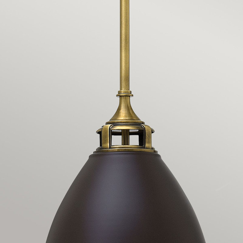 Abigail 1 - Light Cone Pendant, Buckeyebronze/Restoration Bronze