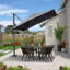 Parasol en porte-à-faux carré gris 120 po-1418162998-1453079298