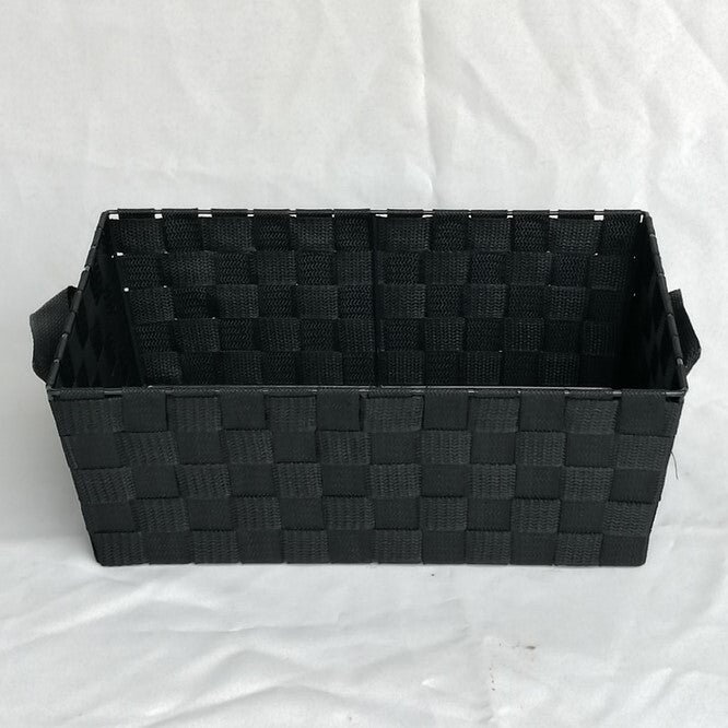 Brown Strap Basket, Grey
