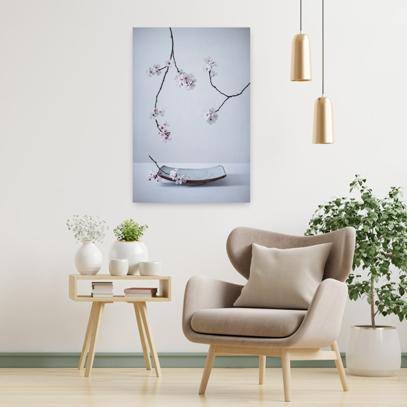 Delicate Sakura Still Life by Inna Karpova - Wrapped Canvas Print, 91.44 cm H x 60.96 cm W