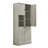 67.7"H Slim Freestanding Bathroom Storage Cabinet with Adjustable Shelf Multi-Functional Organizer for Bathroom/Laundry Room (White/Black/Oak Grey)-1270896385
