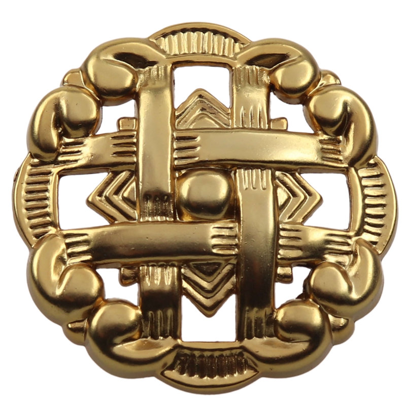 Celtic 1 3/8" Novelty Knob Multipack, Brass Gold