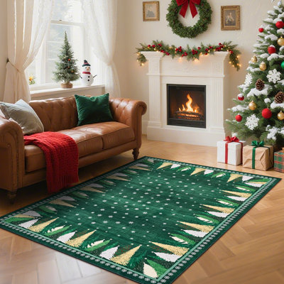 Tapis lavable à la machine Christmas