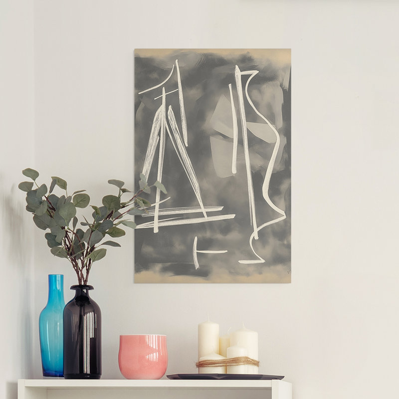 Série ABSTRACT DCCVII - Impression sur toile seulement - NON CADRE, H 36 po x l 24 po