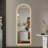65" X 21" LED Full Length Wall Mirror, Symmetrical Arch Design, 3-Color Dimmable Lighting, Shatterproof