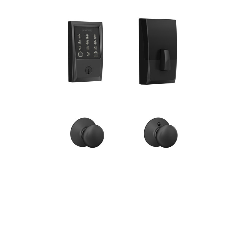 Encode Single Cylinder Smart Deadbolt, Black, Yes
