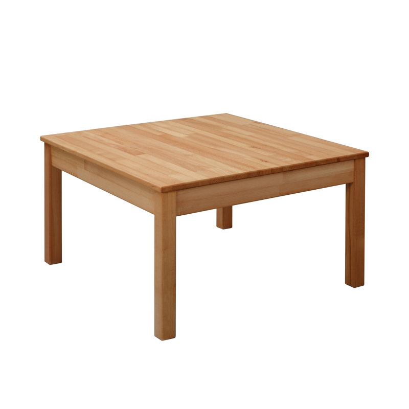 Juliana Solid Wood Four Leg Coffee Table, Beech Heartwood
