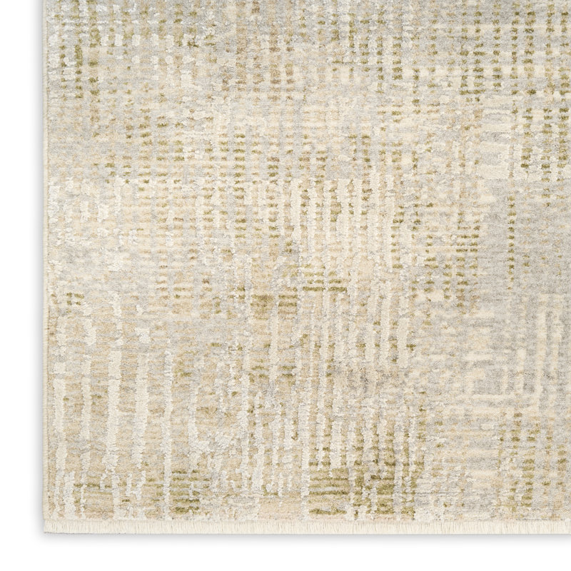 Tapis gris moderne Calvin Klein CK089 9 pi x 12 pi Drift, Rectangle 9 pi x 12 pi