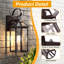 Applique murale d'extérieur en fer bronze huilé 20 po avec crépuscule à l'aube-2086229405