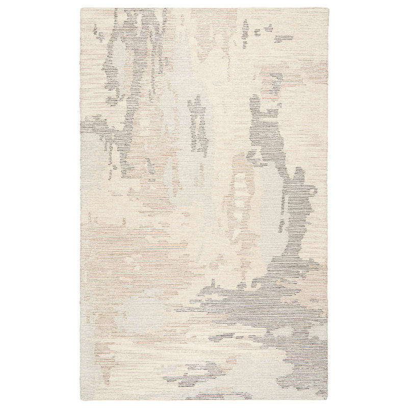 Gweno Brushstrokes Area Rug, Rectangle 5' x 8'