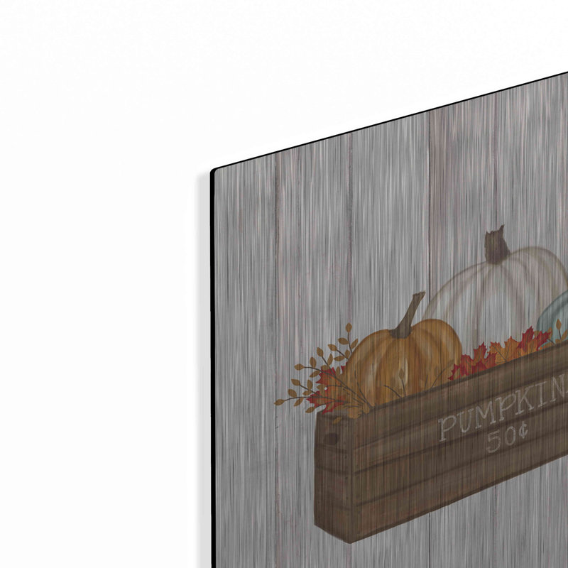 «Pumpkins In Box» par Lisa Larson, H 12 po x l 12 po