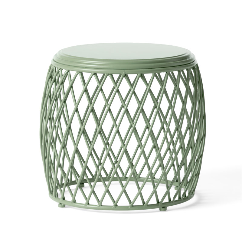 Alamera 19.75 Side Table （Only Include Table), Green
