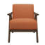 Chaise d'appoint rembourrée en tissu