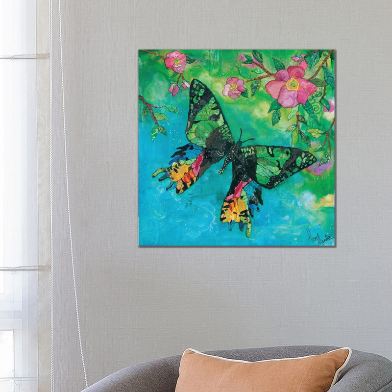 «Insect Sunset», reproduction d'art sur toile tendue, 26" x 26", Gallery Wrapped Canvas, No Frame