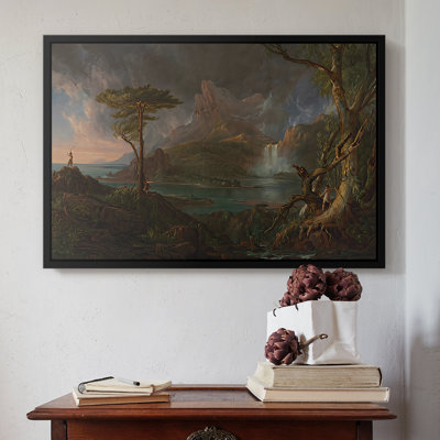 Une scène sauvage, 1831 à 1832 - Thomas Cole, toile tendue avec châssis