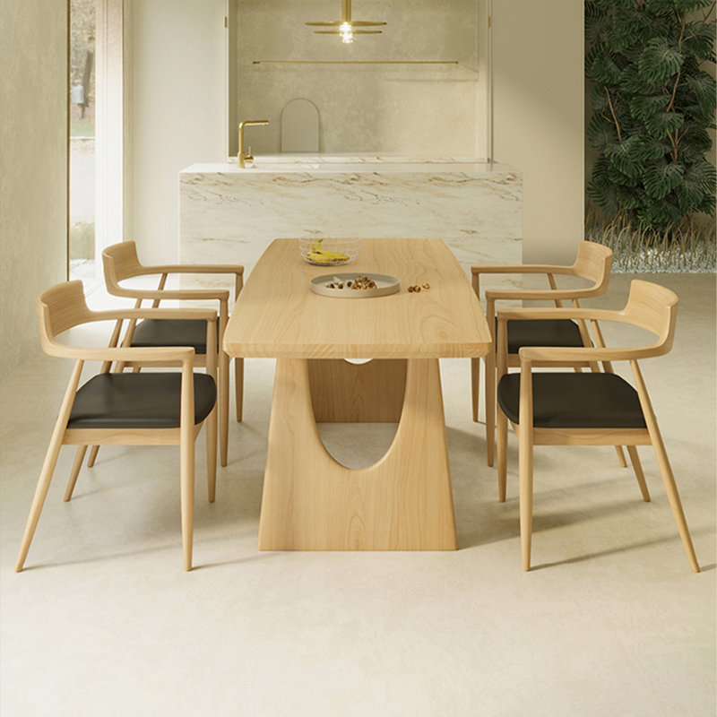 Table de salle à manger Burlywood, 29.53"H x 62.99"L x 27.56"W
