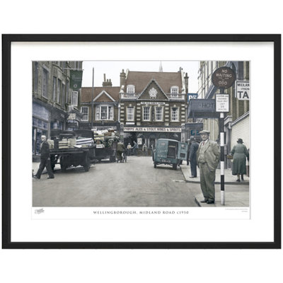 Wellingborough, Midland Road C1950 - Single Picture Frame Print